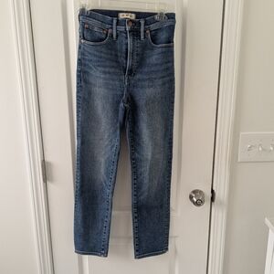Madewell perfect vintage jean, size 27